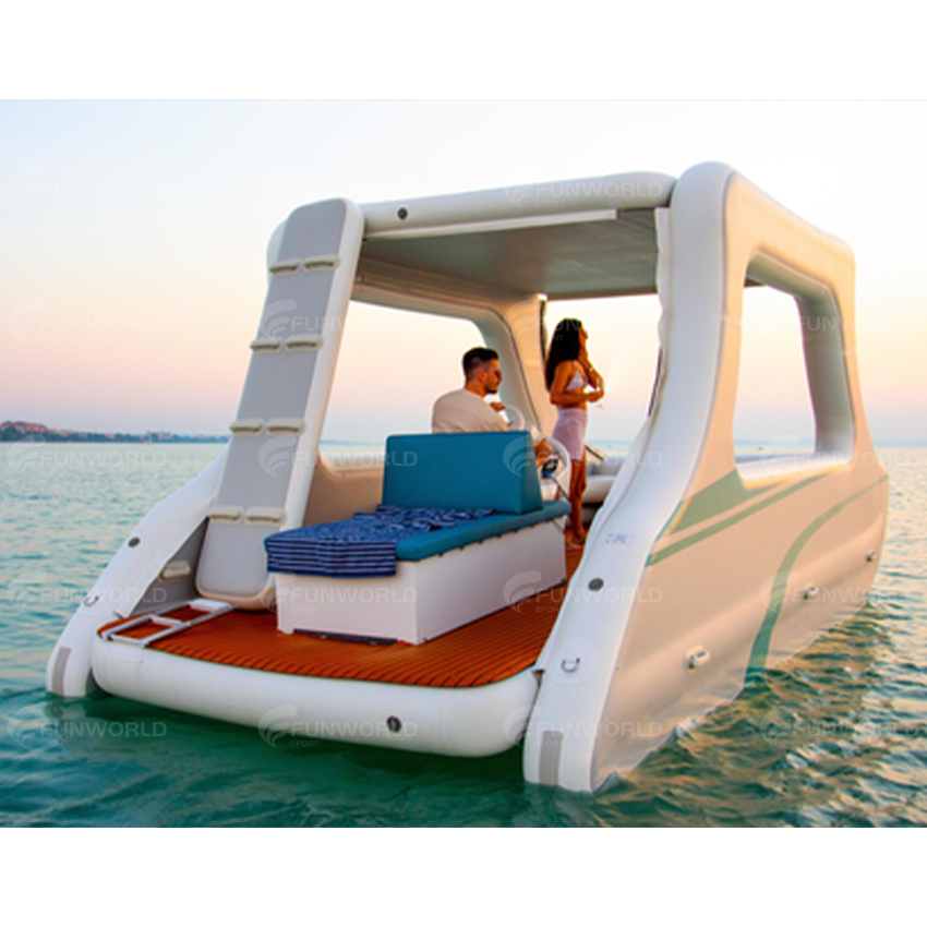 Fishing Boat Aluminum - เรือยอชท์เป่าลมขนาดใหญ่ 4-8 คน เรือไฟฟ้าเป่าลมพร้อมพื้นกันลื่น เรือแพสำหรับตกปลา ดำน้ำ
