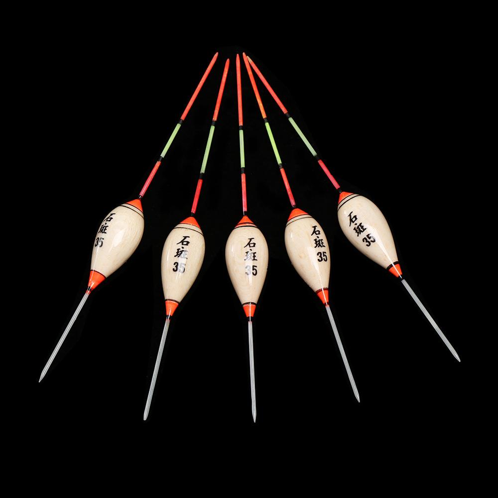 Fishing Boat Oar - 5ชิ้นทนทานทีพกพาตกปลาลอยน้ำได้บัลซาทำจากไม้พลุแบบตื้นลอยได้สวยงาม