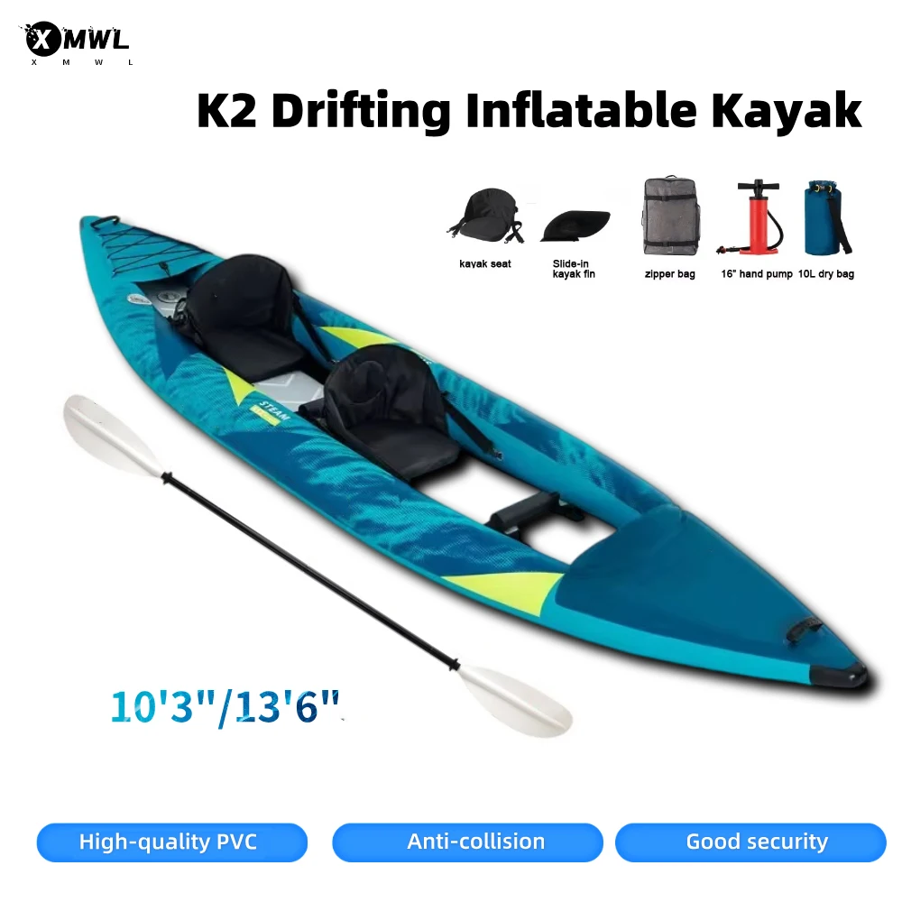 เรือคายัคพองลมแบบแคนู สำหรับ 1 - Fishing Boat Paddle บทวิจารณ์และราคา
